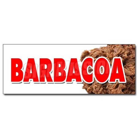 BARBACOA DECAL Sticker Caribbean Mexico Mexican Pork Beef Goat Barbecue